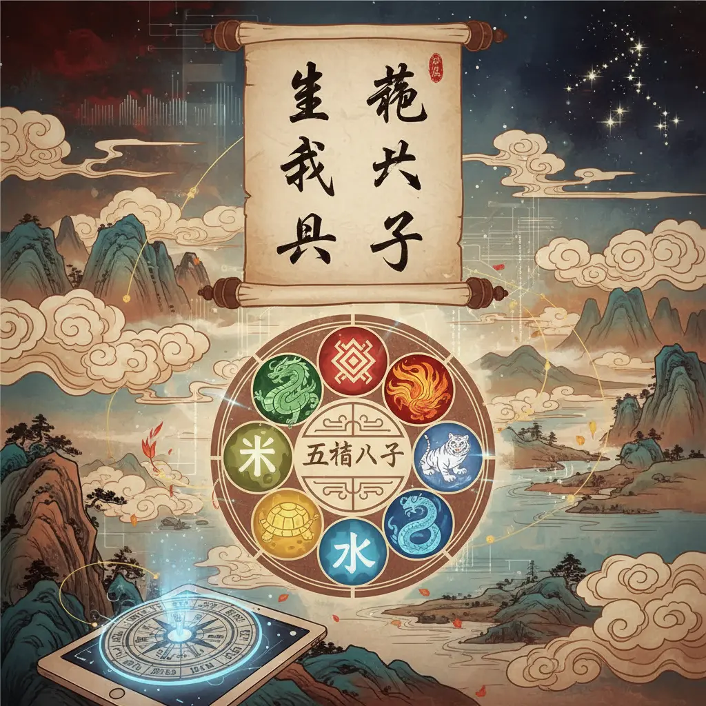 五行八字 - 生辰八字