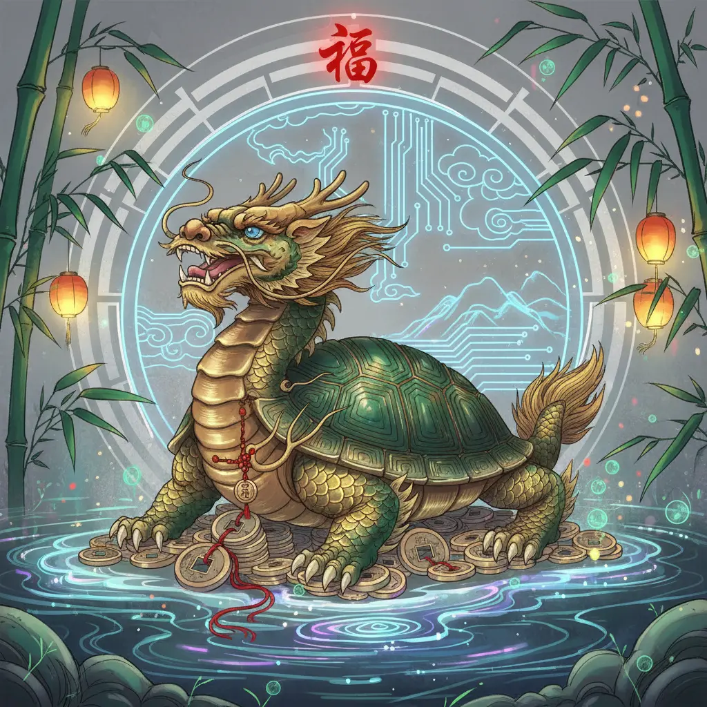 風水擺設 - 龍龜