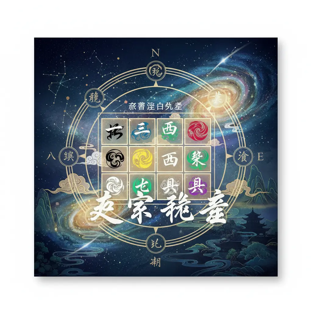 玄空飛星風水 - 洛書紫白九星