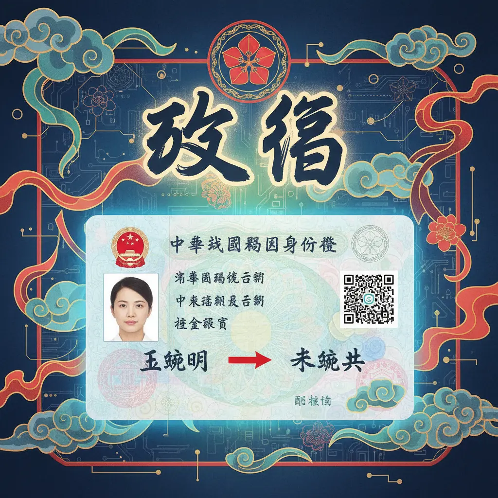 改名 - 中華民國國民身分證