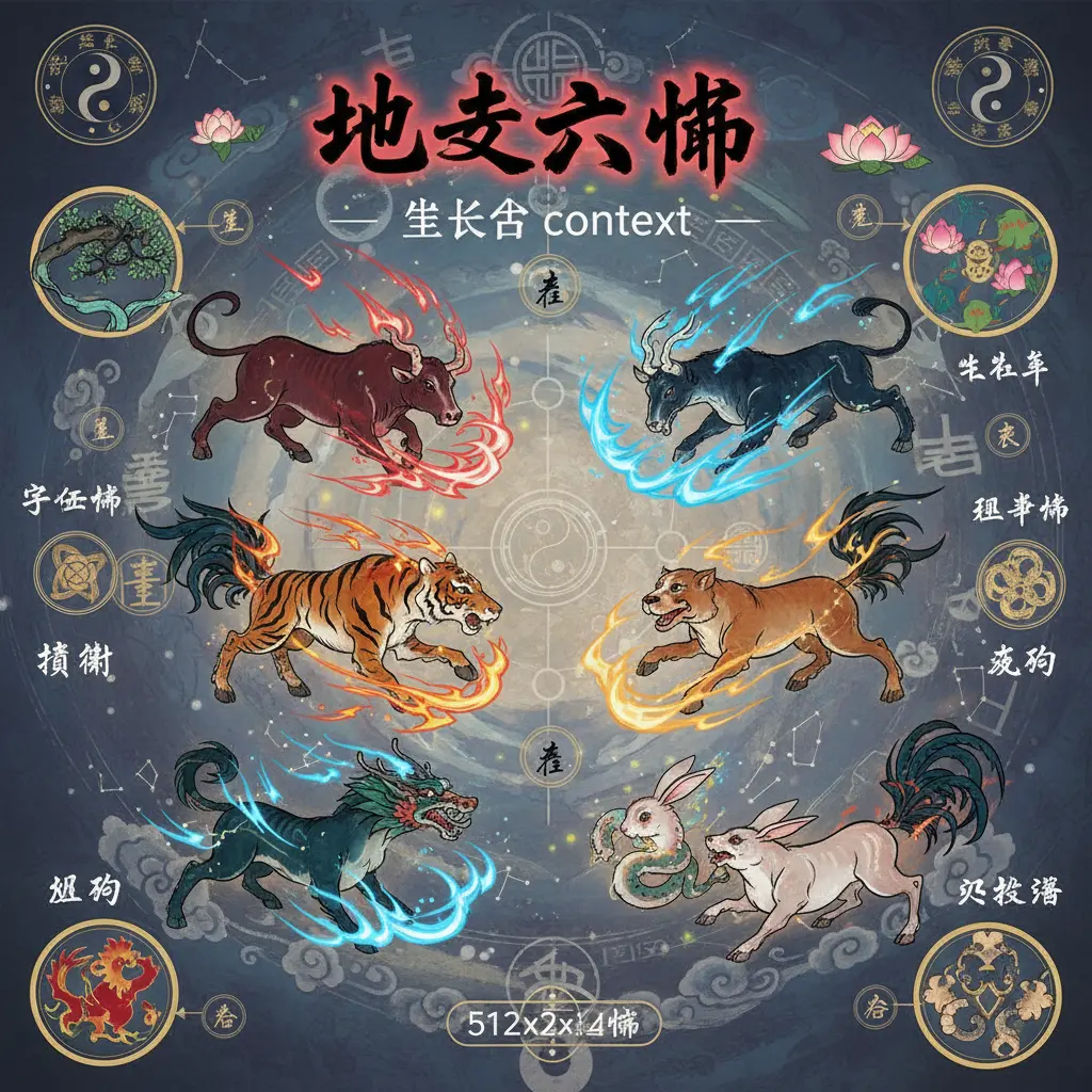 生克合 - 地支六衝