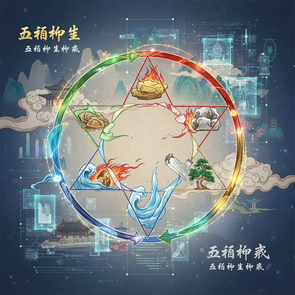 五行相生相剋 - 五行相剋