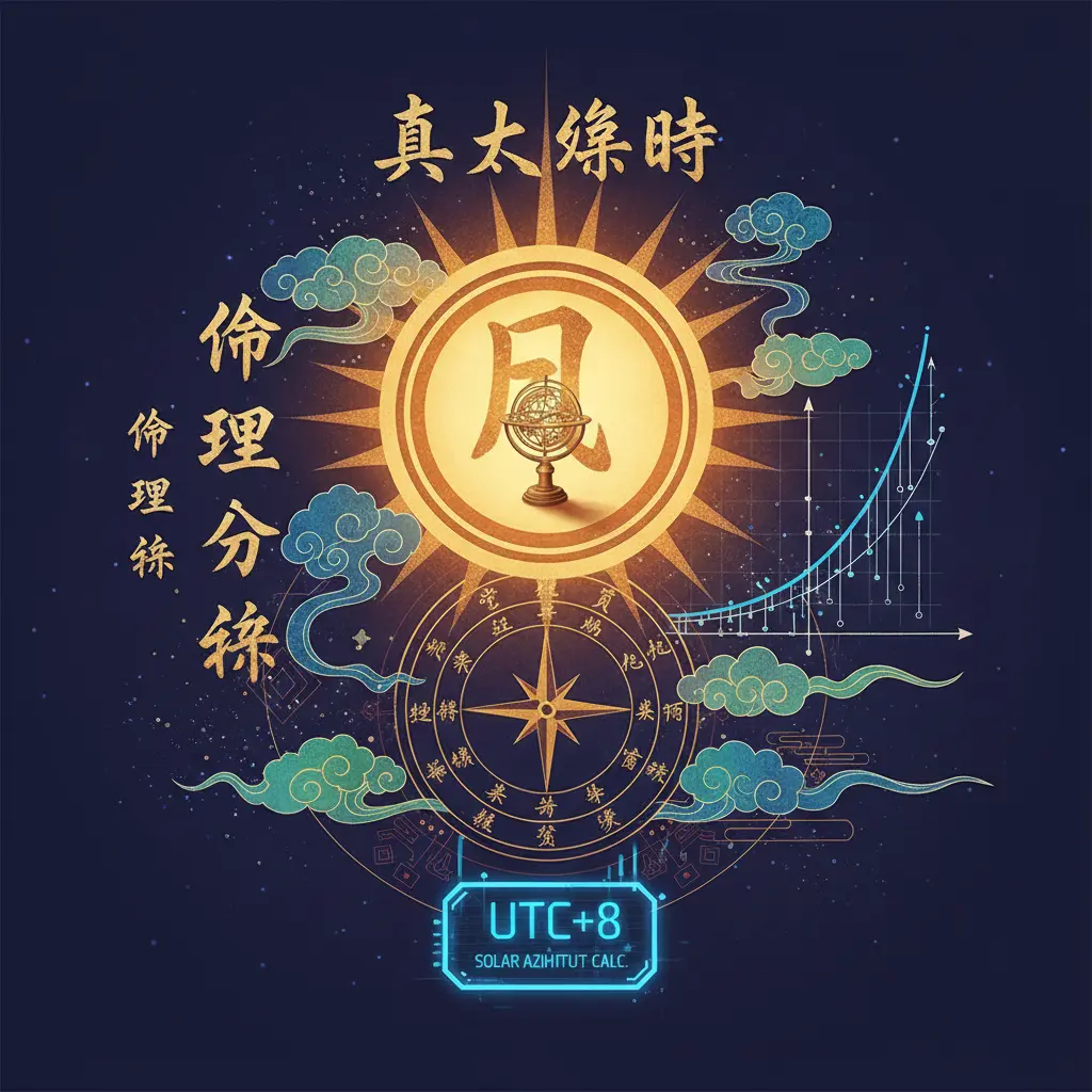命理分析 - 真太陽時