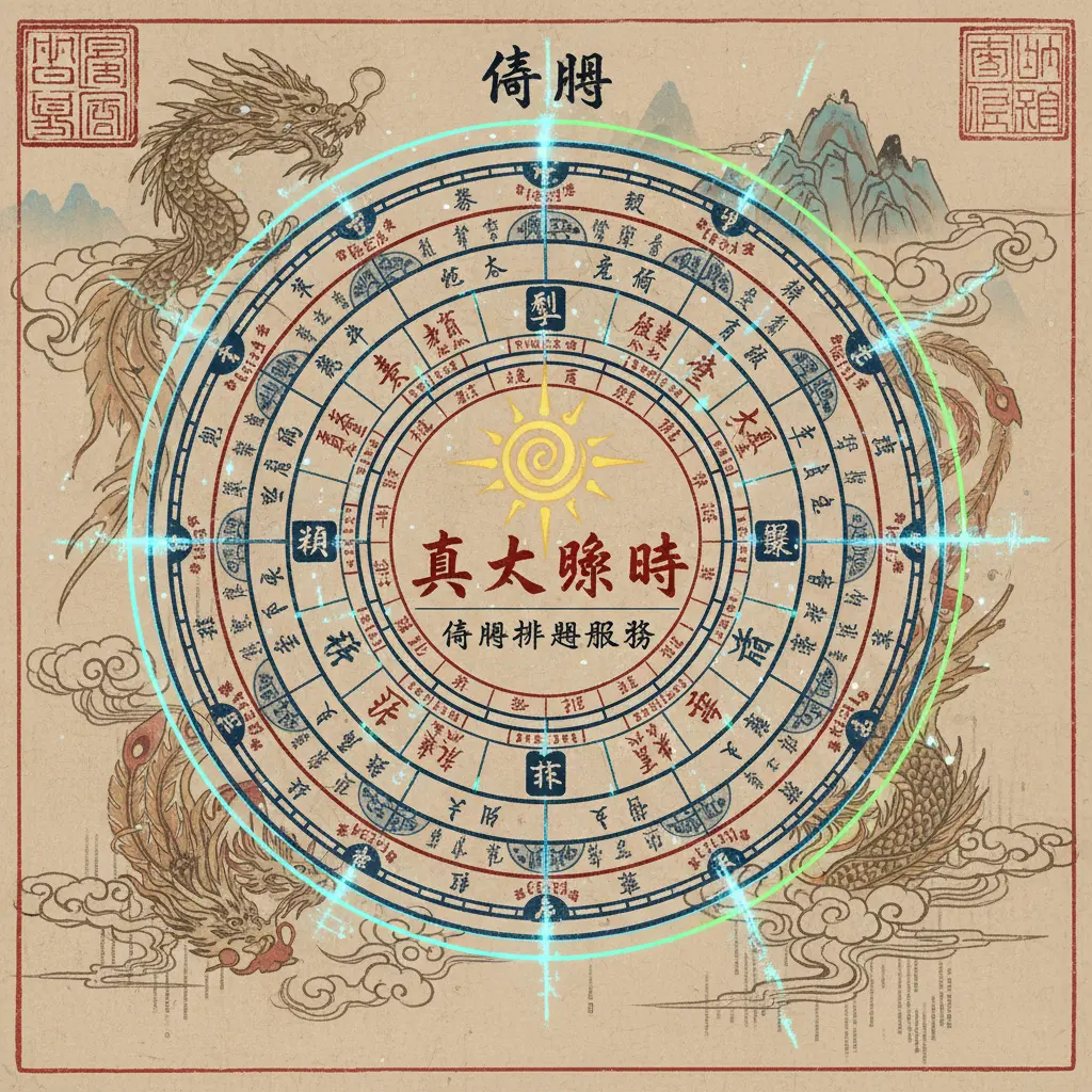 命盤排盤服務 - 真太陽時