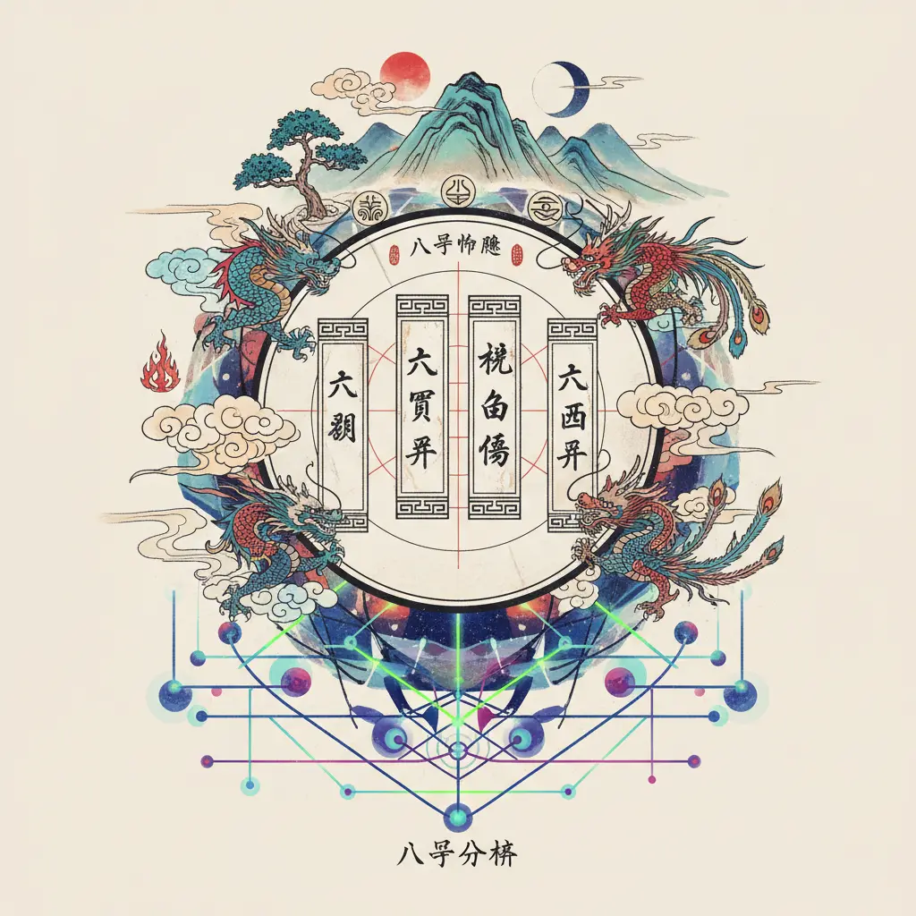 八字分析 - 八字命盤