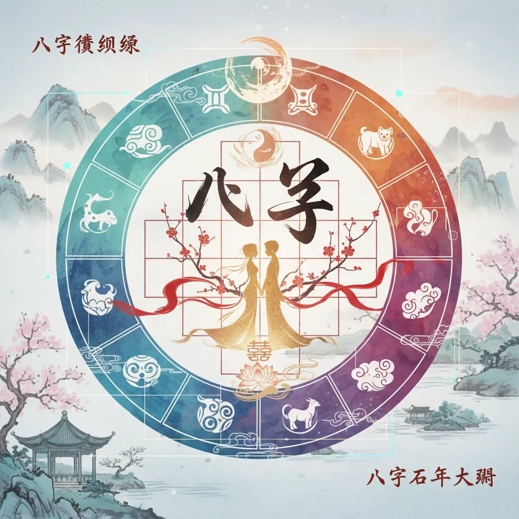 八字十年大運 - 八字測姻緣