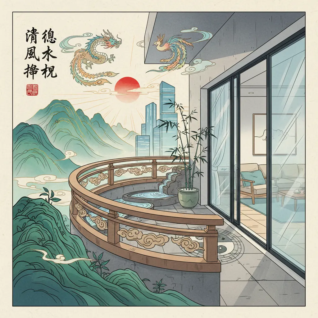 風水規劃 - 陽臺