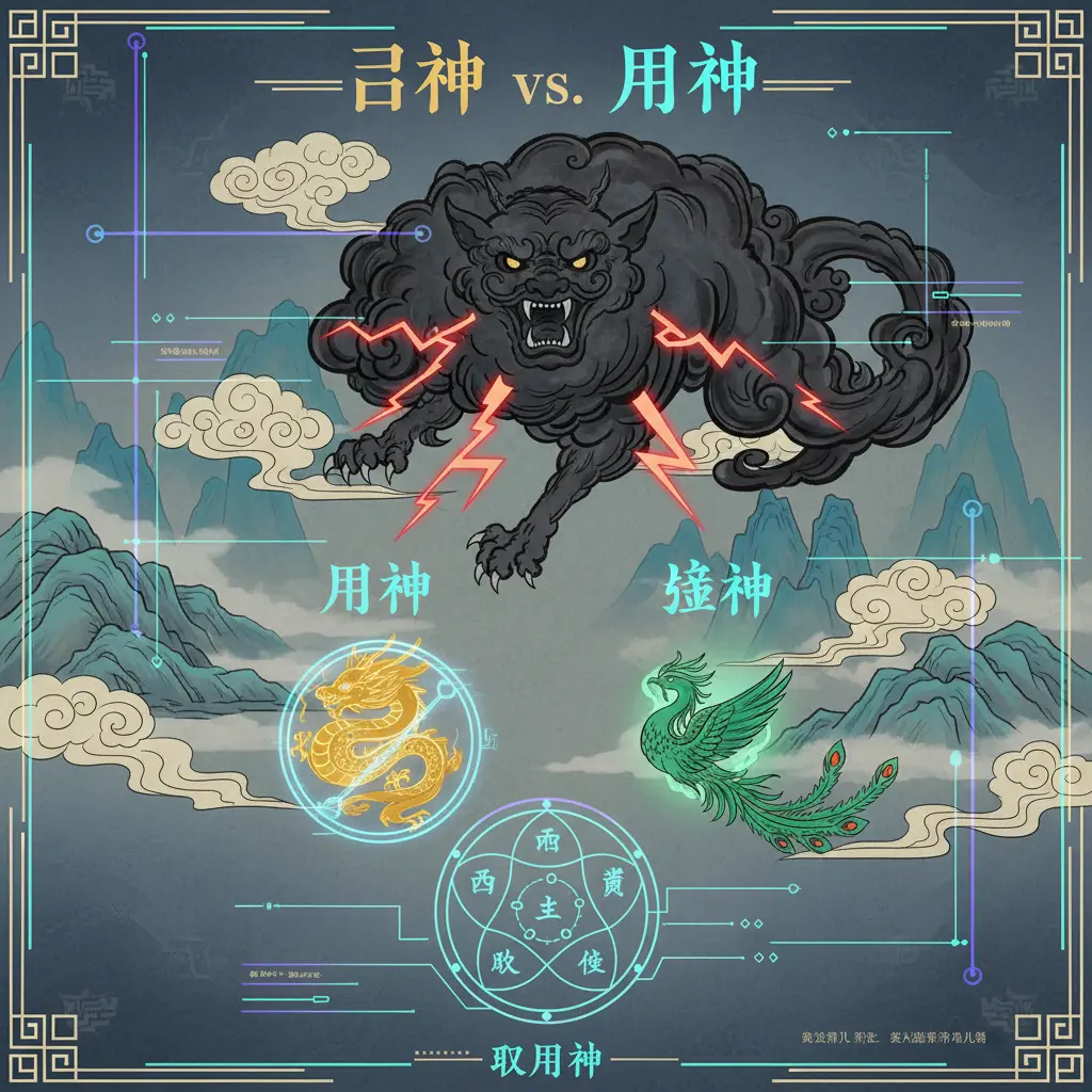 取用神 - 忌神