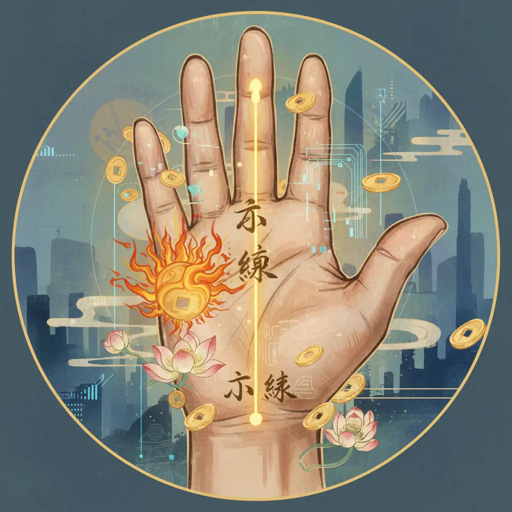 手相學 - 太陽線