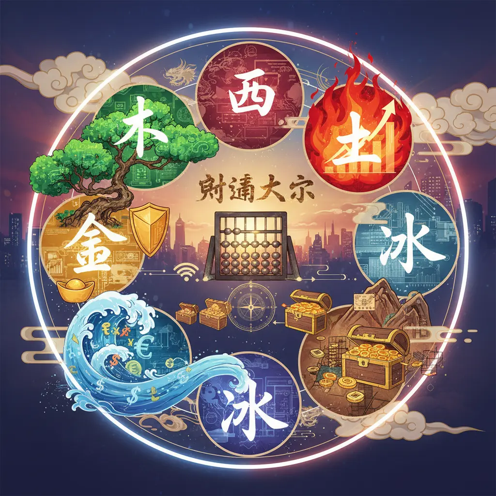 財運大小 - 五行