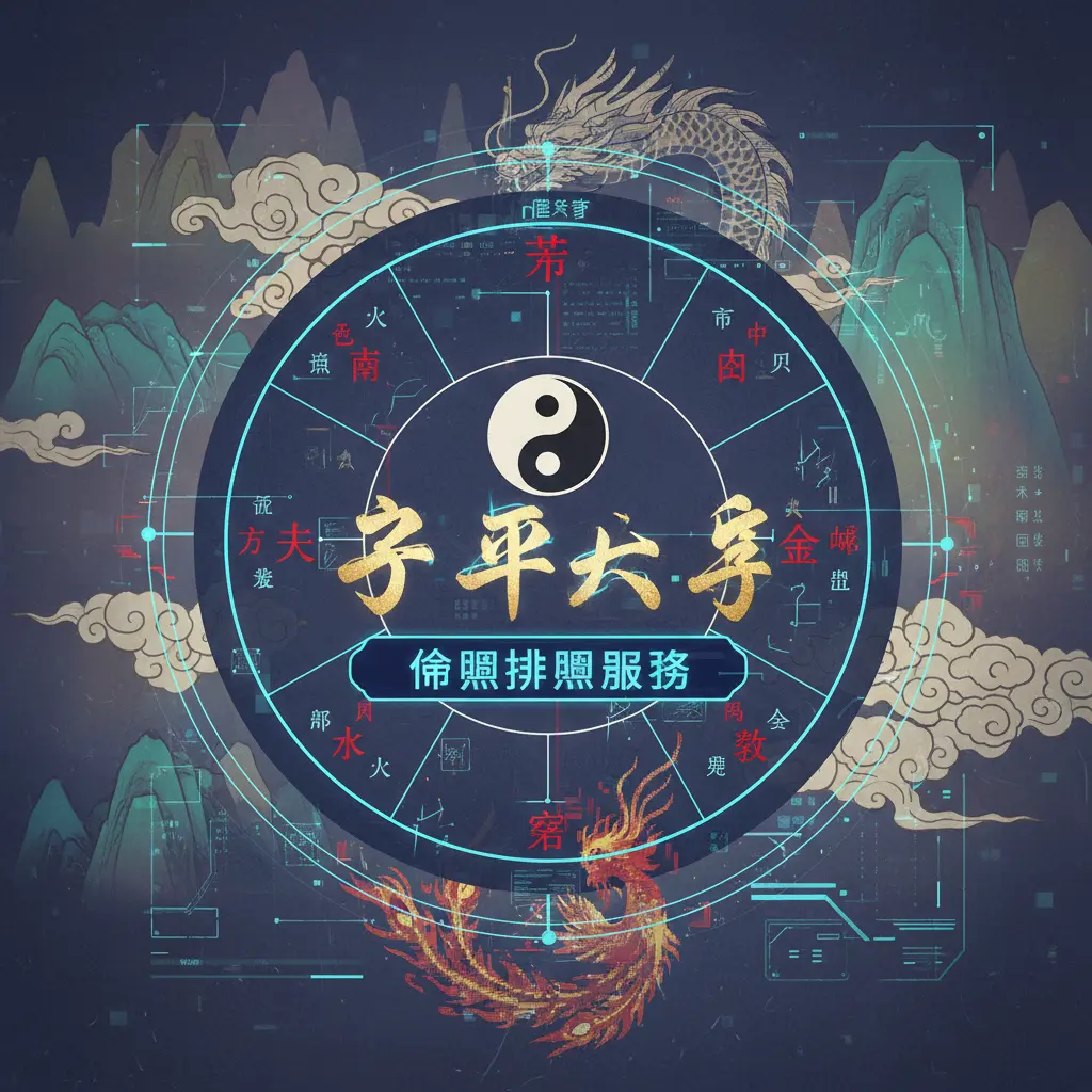 命盤排盤服務 - 子平八字