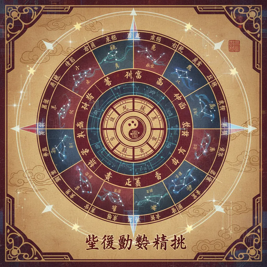 紫微鬥數精批 - 命盤