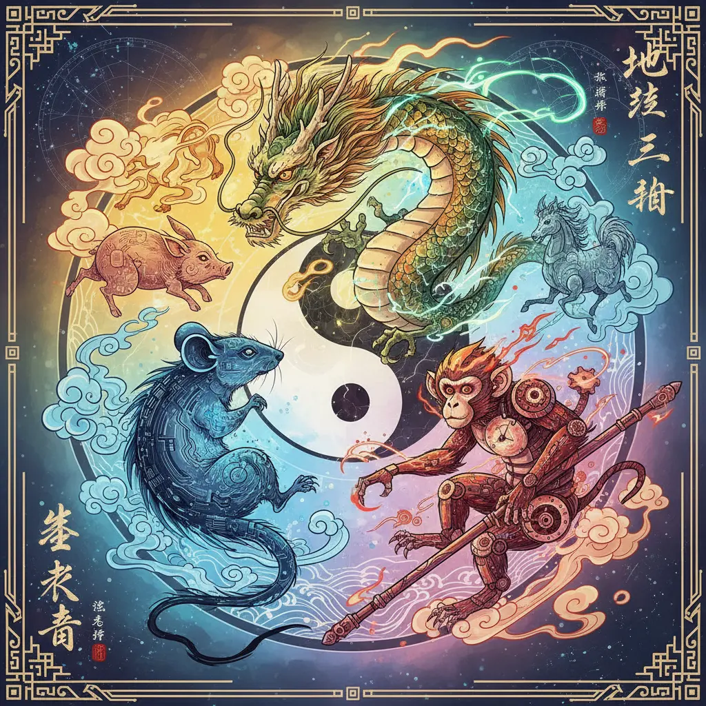 生克合 - 地支三合