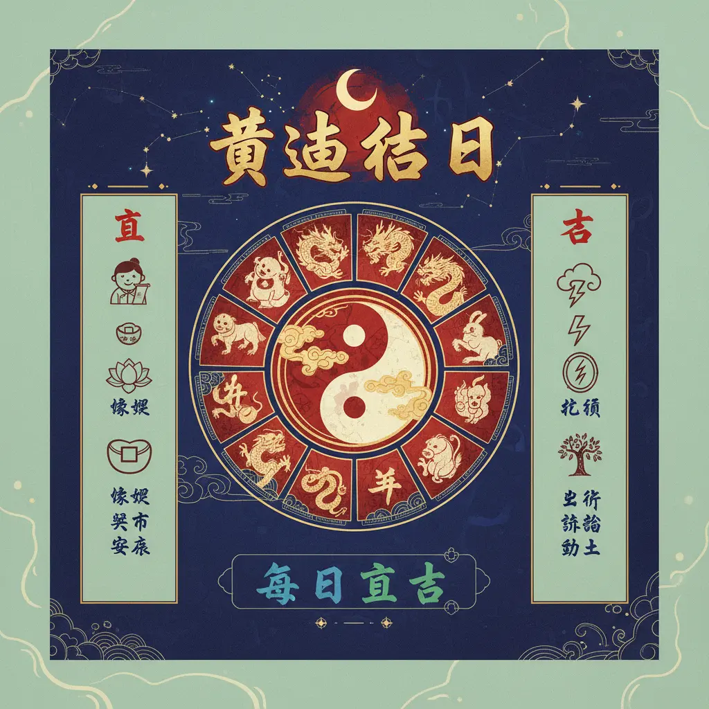 每日宜忌 - 黃道吉日