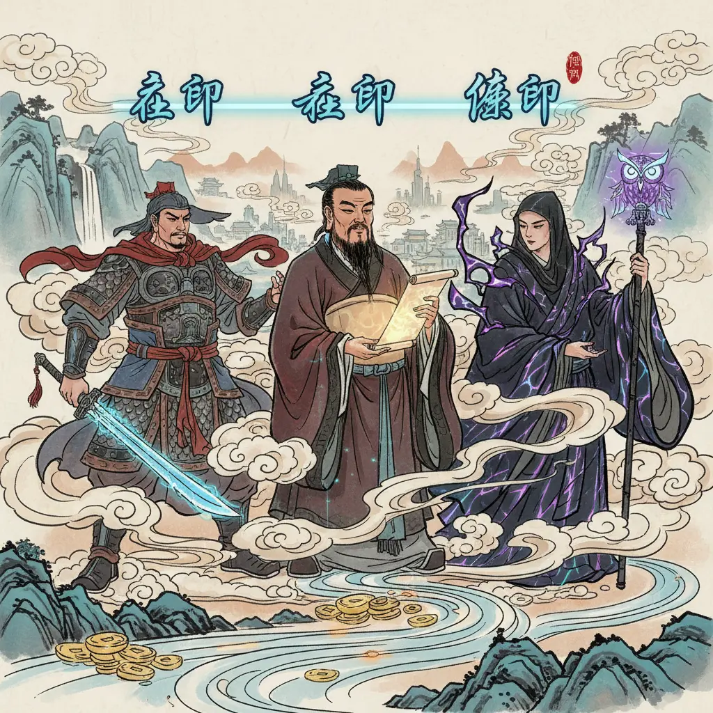 比肩偏印 - 正印