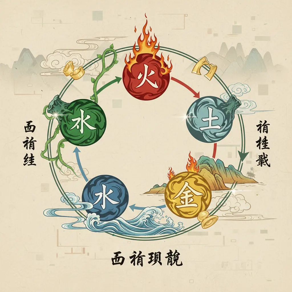 五行理論 - 五行相生相剋