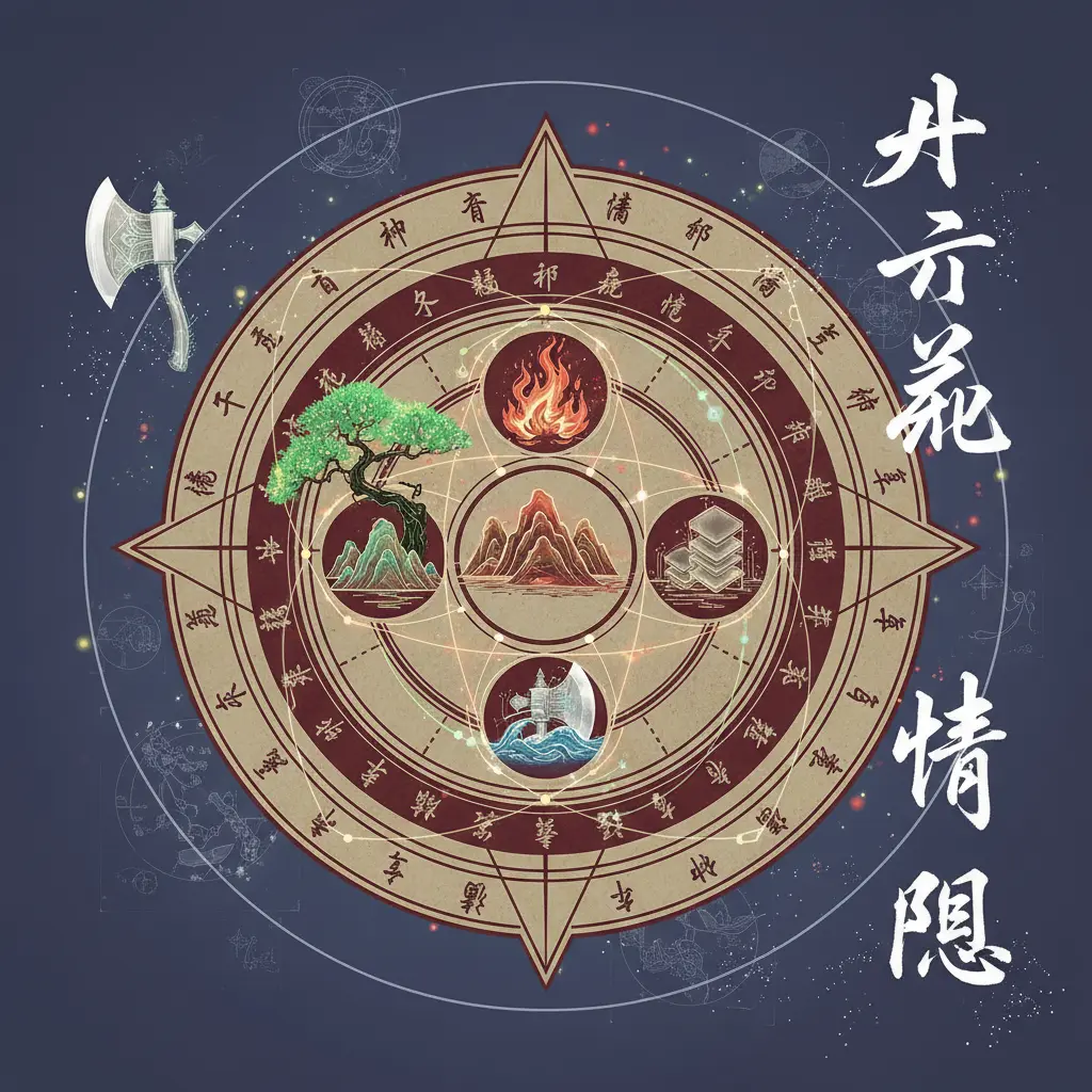 八字命盤 - 五行結構