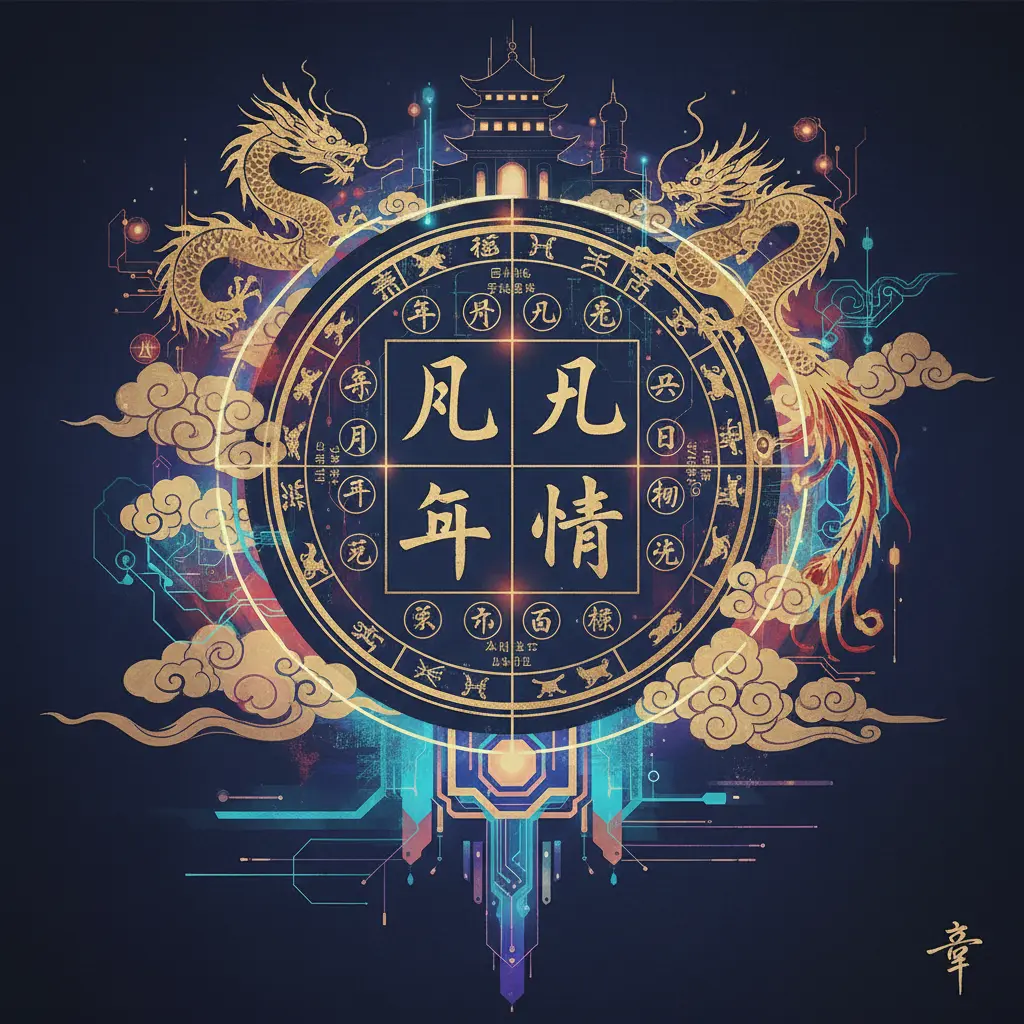 八字 - 八字命盤