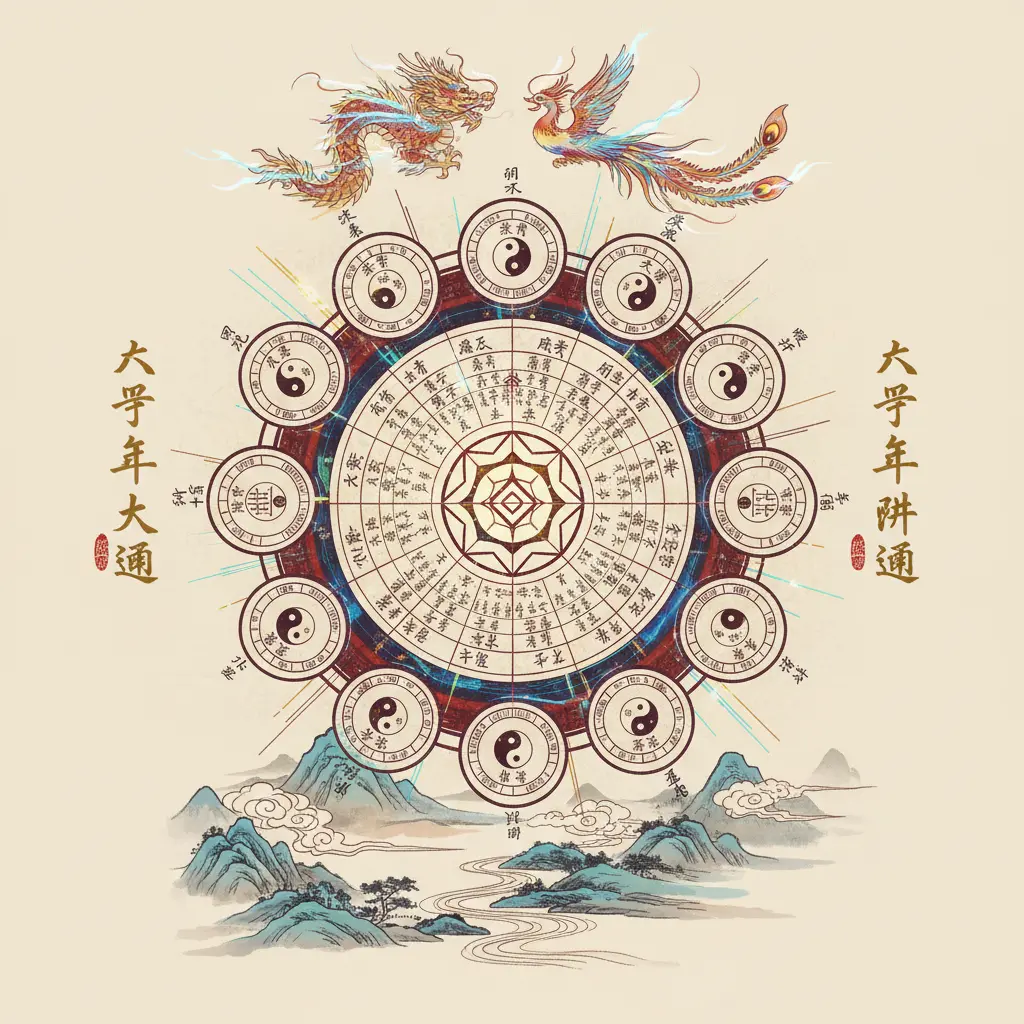 八字排盤 - 八字十年大運