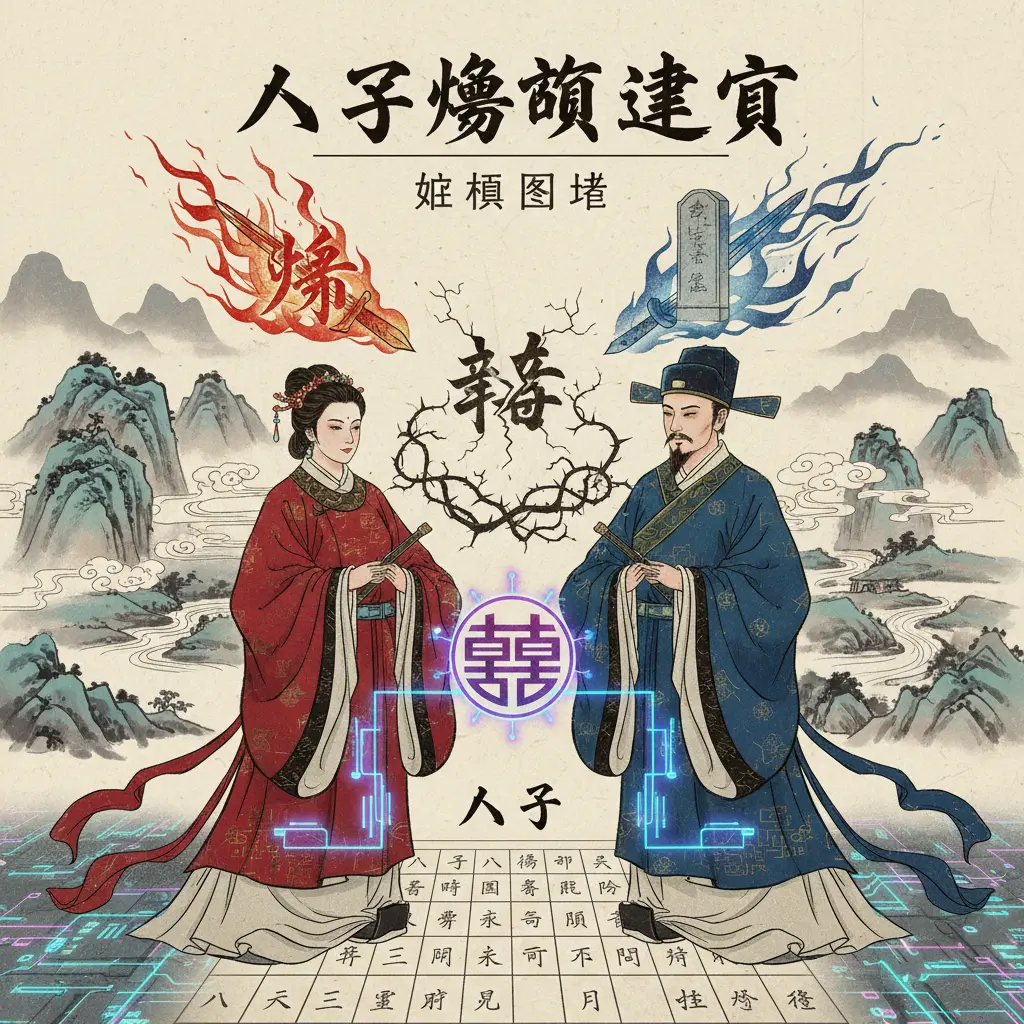 八字婚姻 - 八字傷官見官