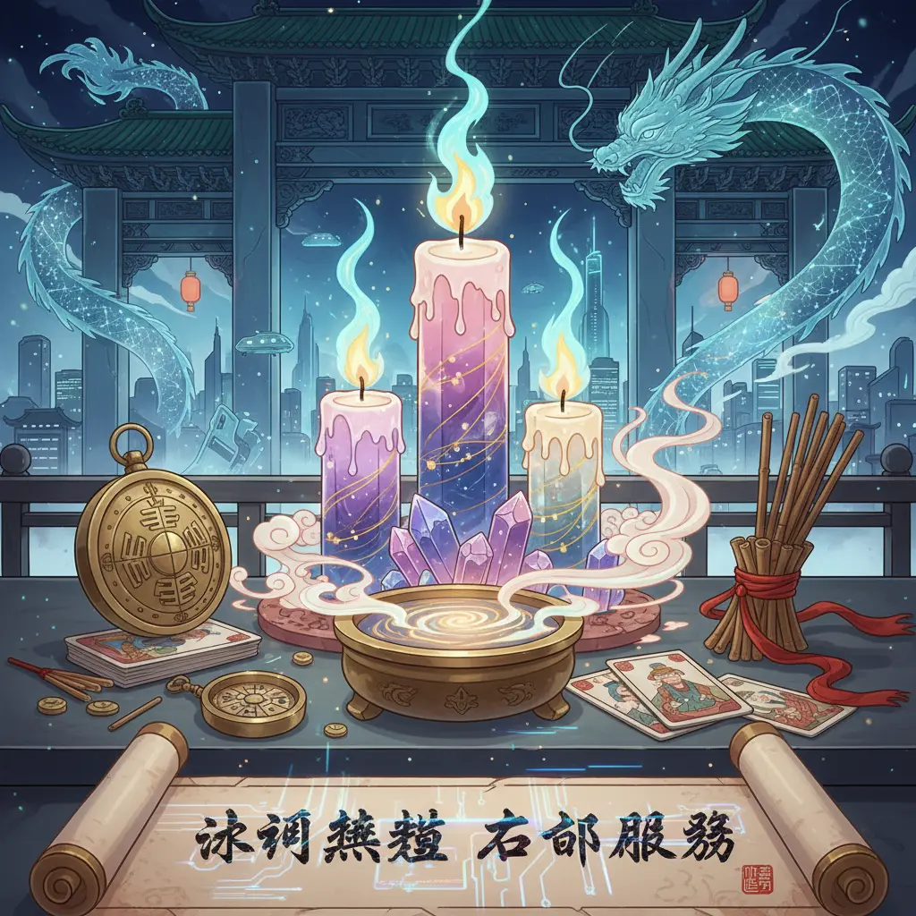 占卜服務 - 水晶蠟燭