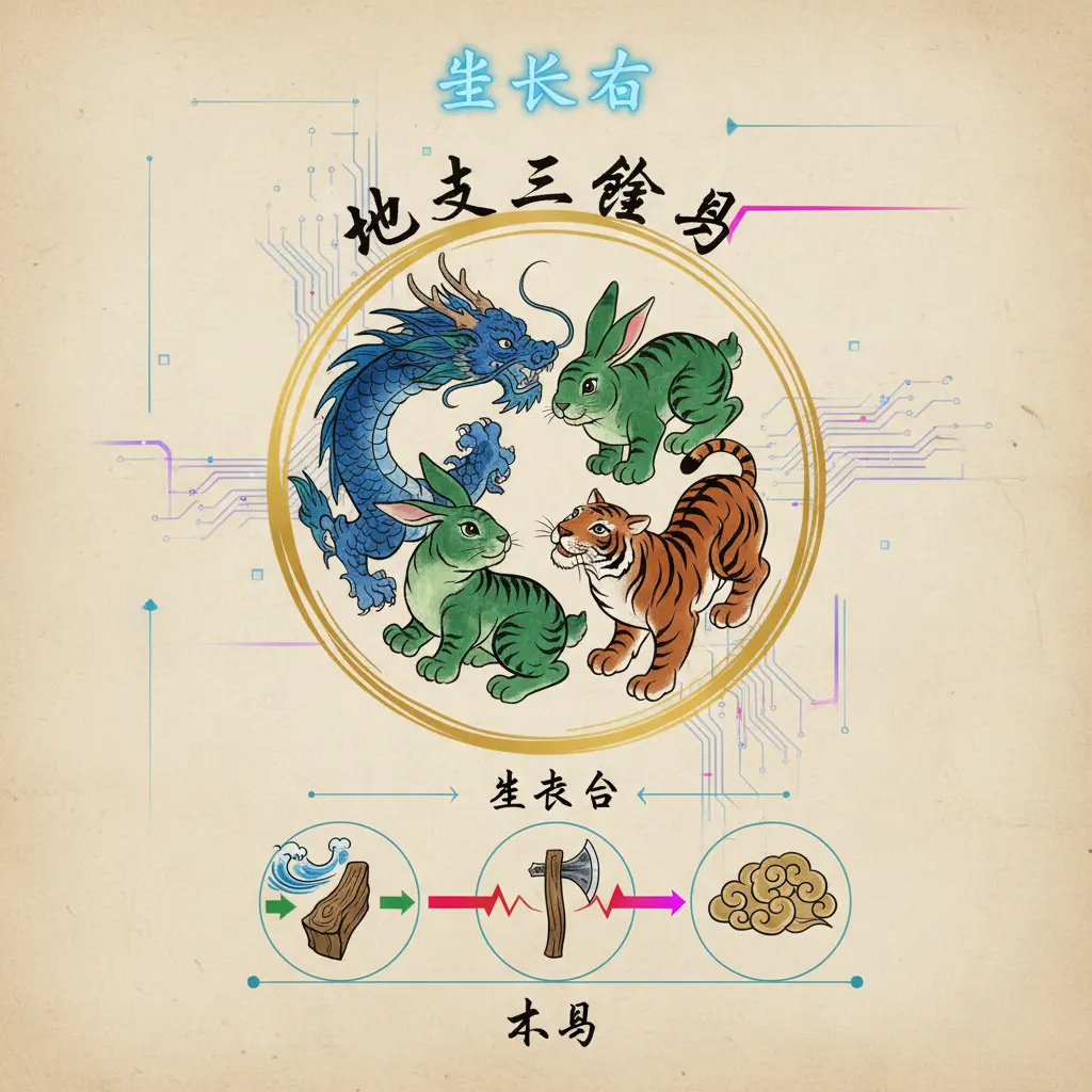 生克合 - 地支三會局