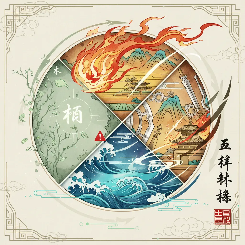 五行平衡 - 五行缺木