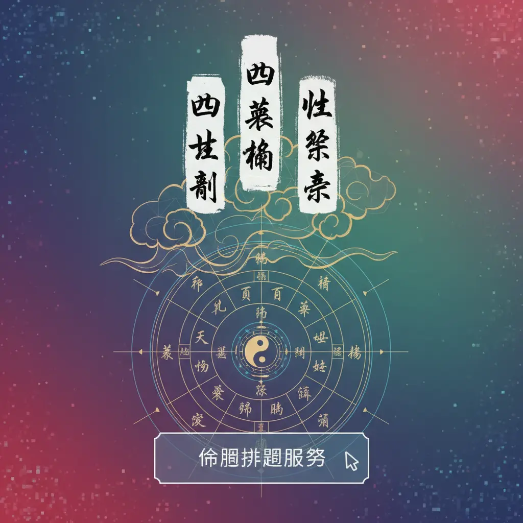 命盤排盤服務 - 四柱