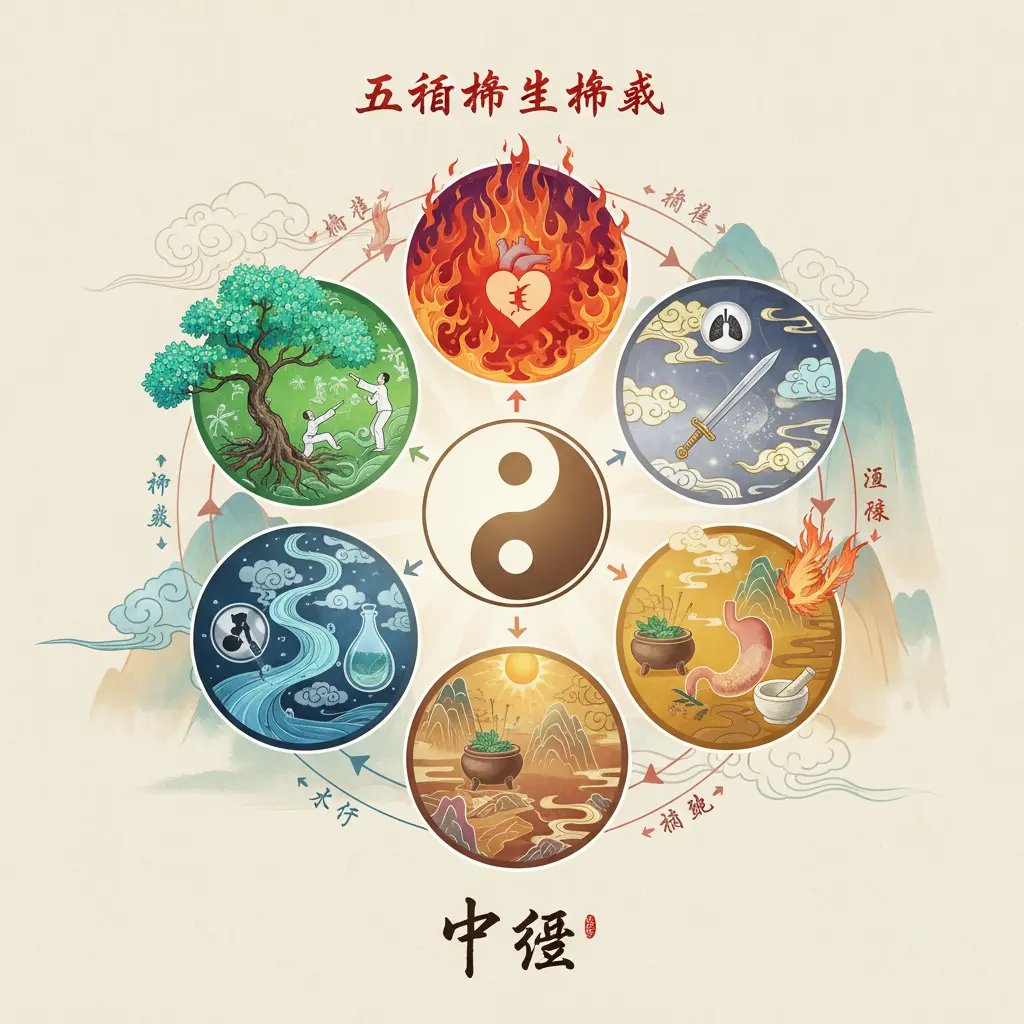 五行相生相剋 - 中醫