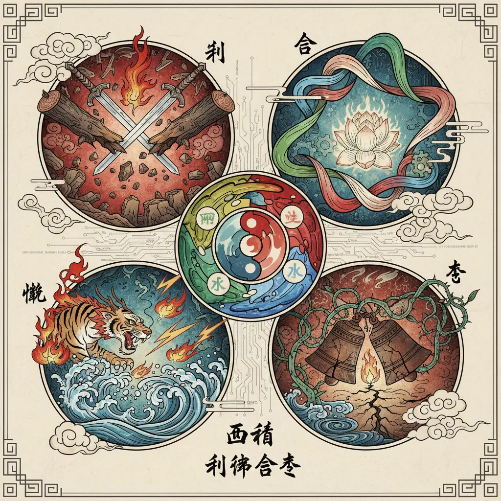 刑衝合害 - 五行