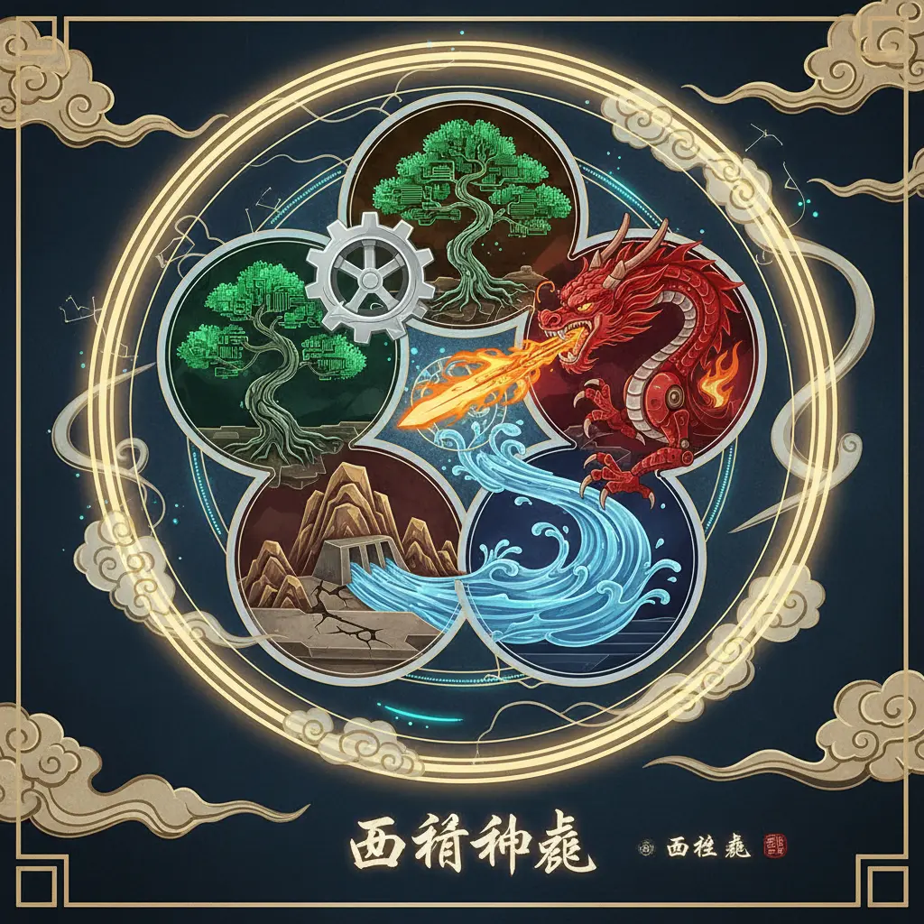 五行生剋 - 五行相剋