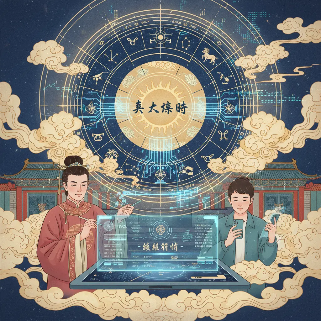 線上算命 - 真太陽時