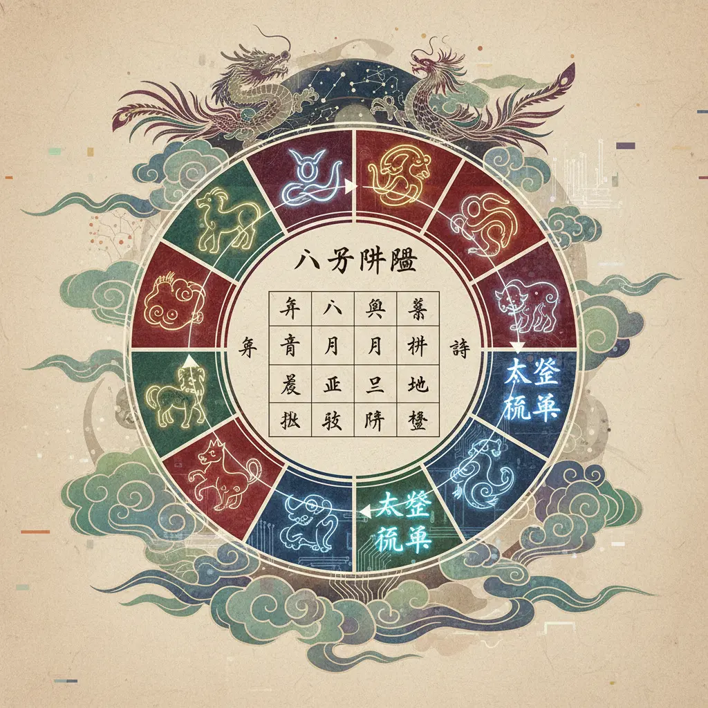 八字排盤 - 八字流年運勢