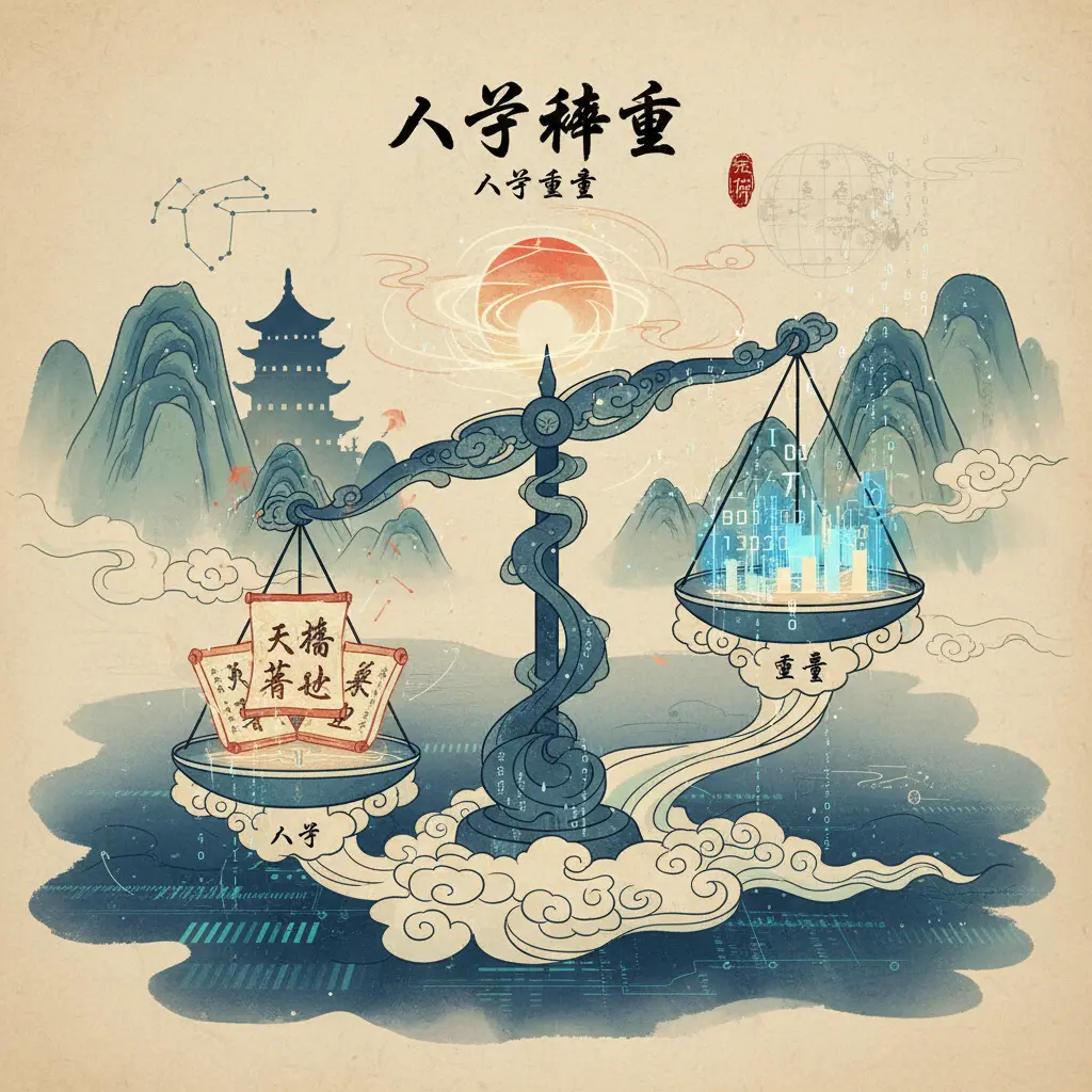 八字重量 - 八字秤重