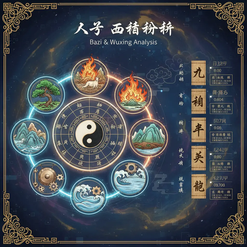 五行分析 - 八字