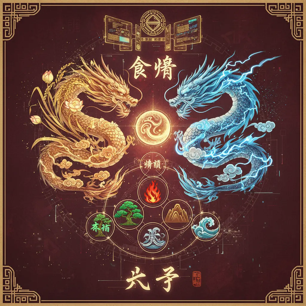 食傷 - 五行派八字