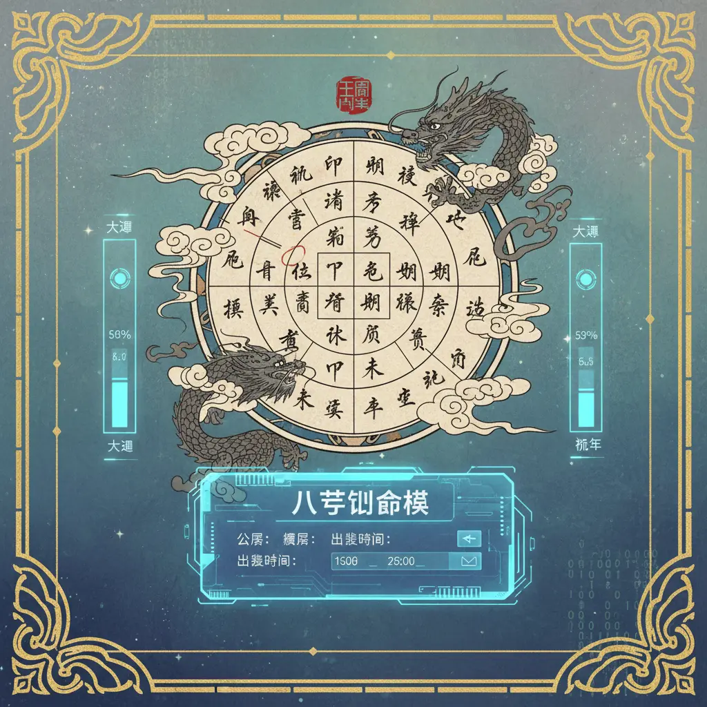 八字計算機 - 八字命盤