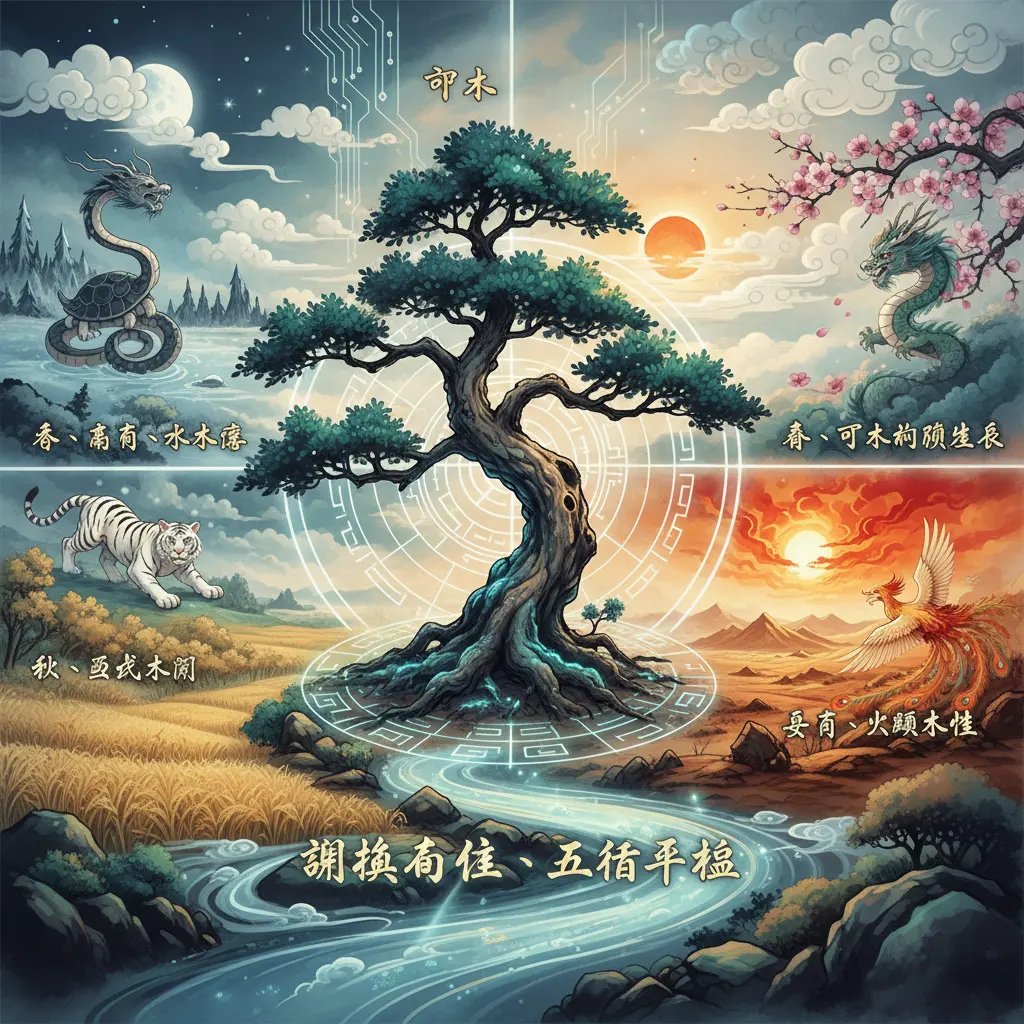 調候方位 - 甲木