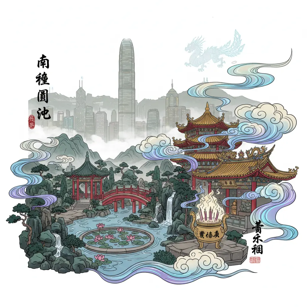 黃大仙廟 - 南蓮園池