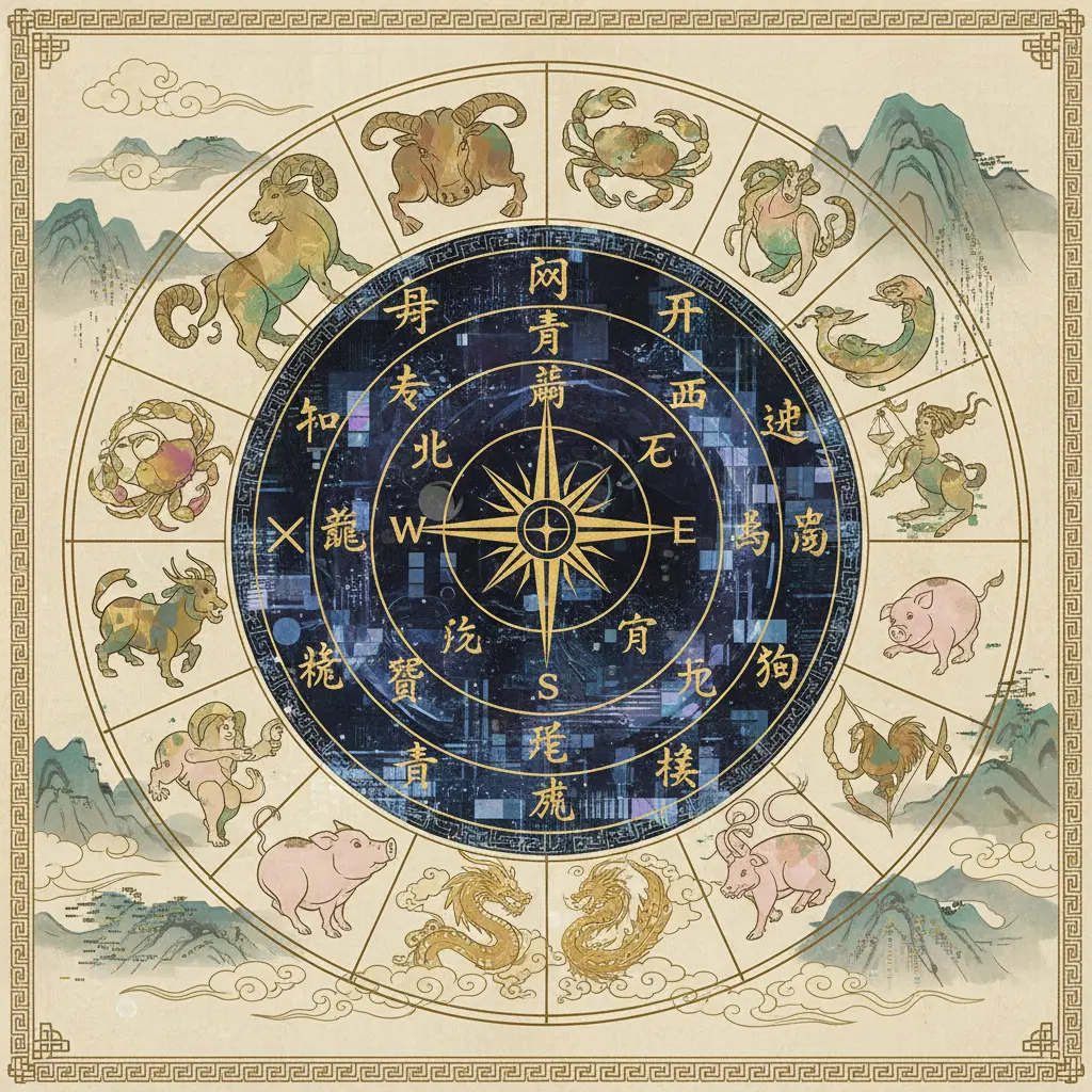 天干地支 - 黃道十二宮