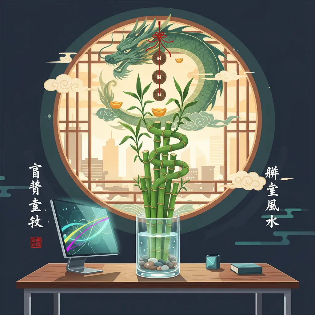 辦公室風水 - 富貴竹