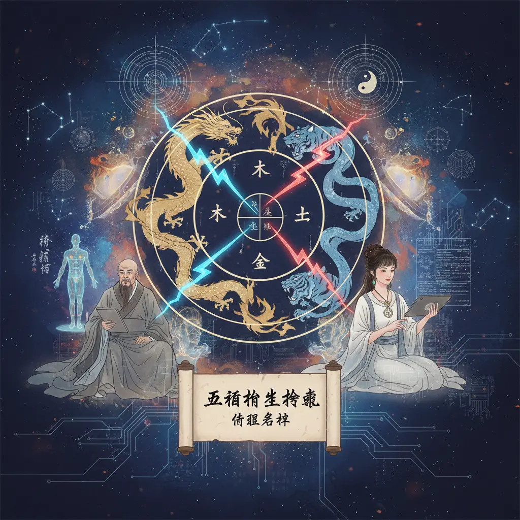 命理解析 - 五行相生相剋