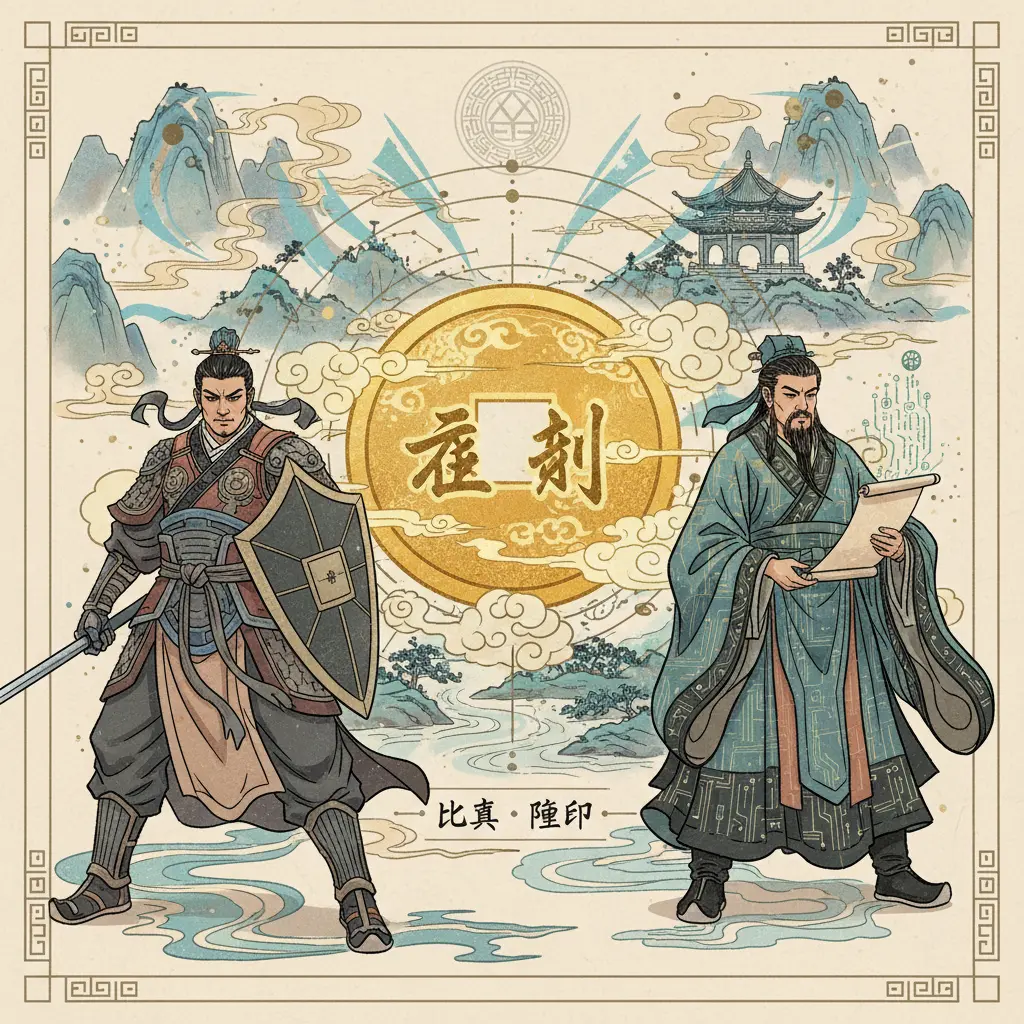 比肩偏印 - 正財