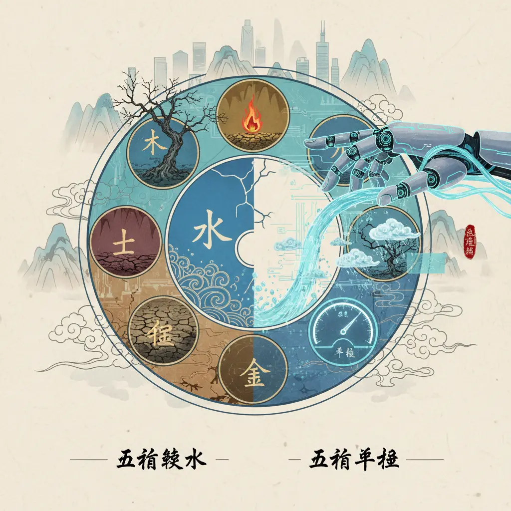五行平衡 - 五行缺水