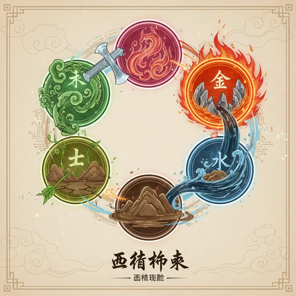 五行理論 - 五行相剋